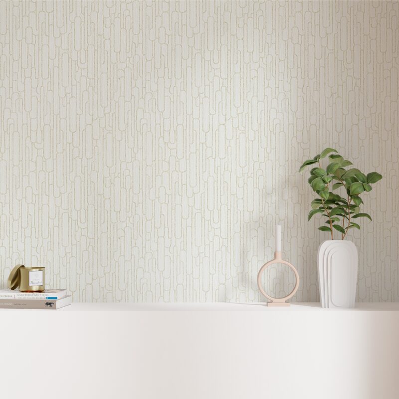 Papier peint intissé ORFEO coloris blanc