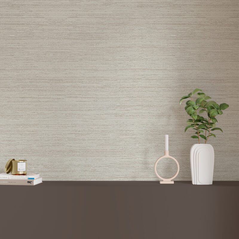 Papier peint intissé KHAN coloris lin