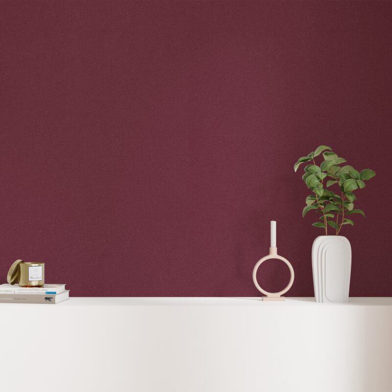 Papier peint intissé PALAZZO coloris lie de vin
