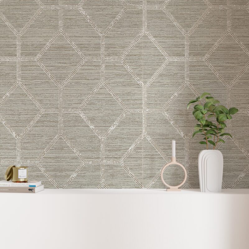 Papier peint intissé KHAN DESIGN coloris lin