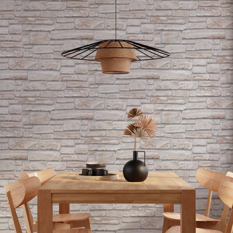 Papier peint vinyle FIGUERAS coloris sable beige