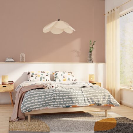 Papier peint intissé OPAL coloris nude