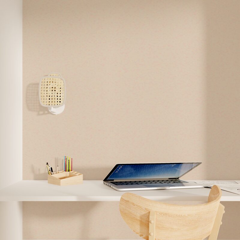 Papier peint intissé OPAL coloris beige sable