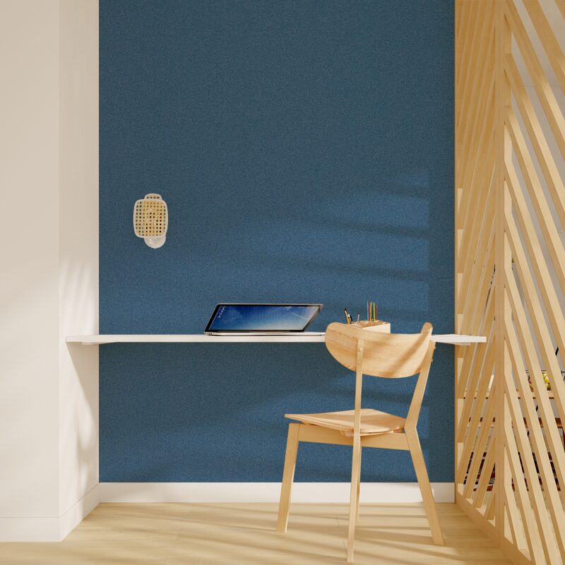 Papier peint intissé OPAL coloris bleu nuit