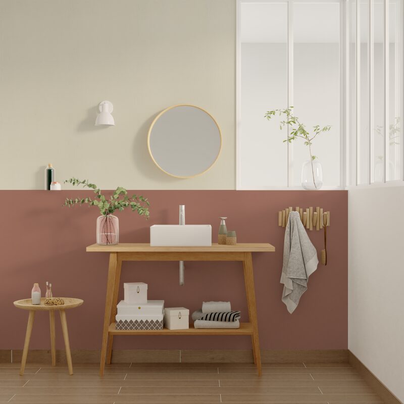 Papier peint intissé OPAL coloris écru