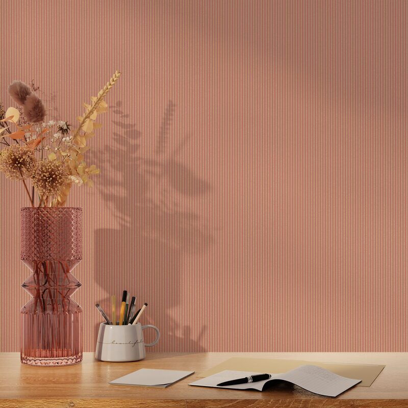 Papier peint intissé TESSA coloris rose girly