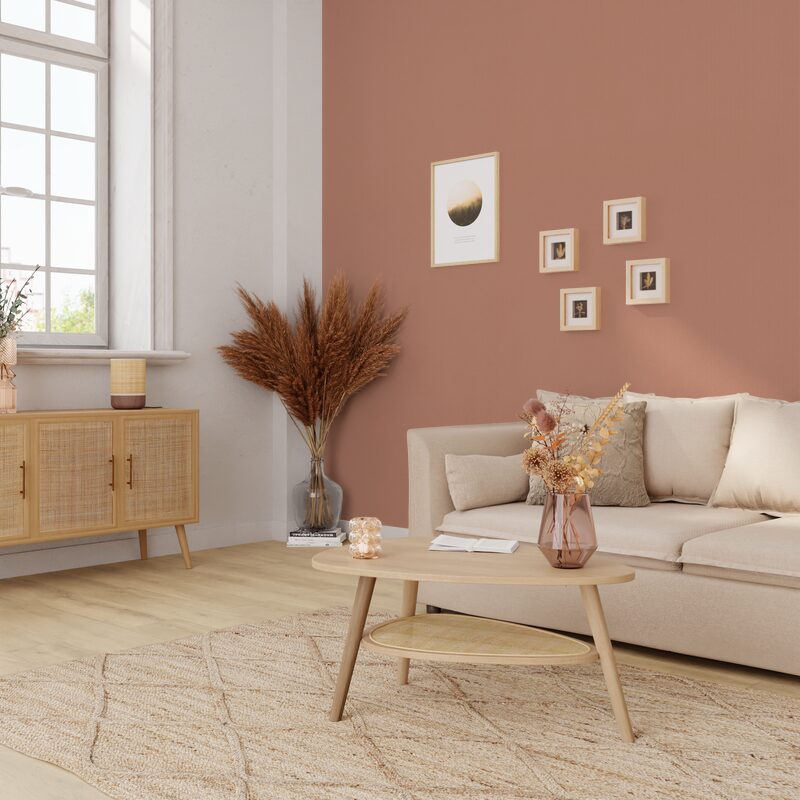 Papier peint intissé TESSA coloris rose girly