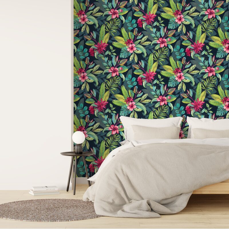Papier peint intissé FRIDA coloris multicolore