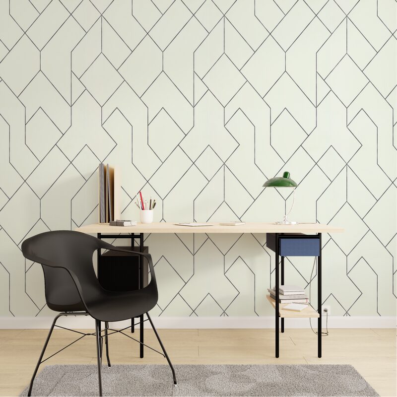 Papier peint intissé NEO coloris blanc