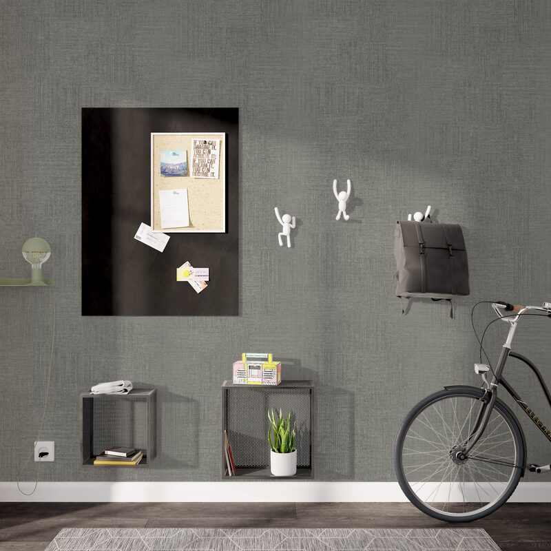 Papier peint intissé LIBERTA coloris argent
