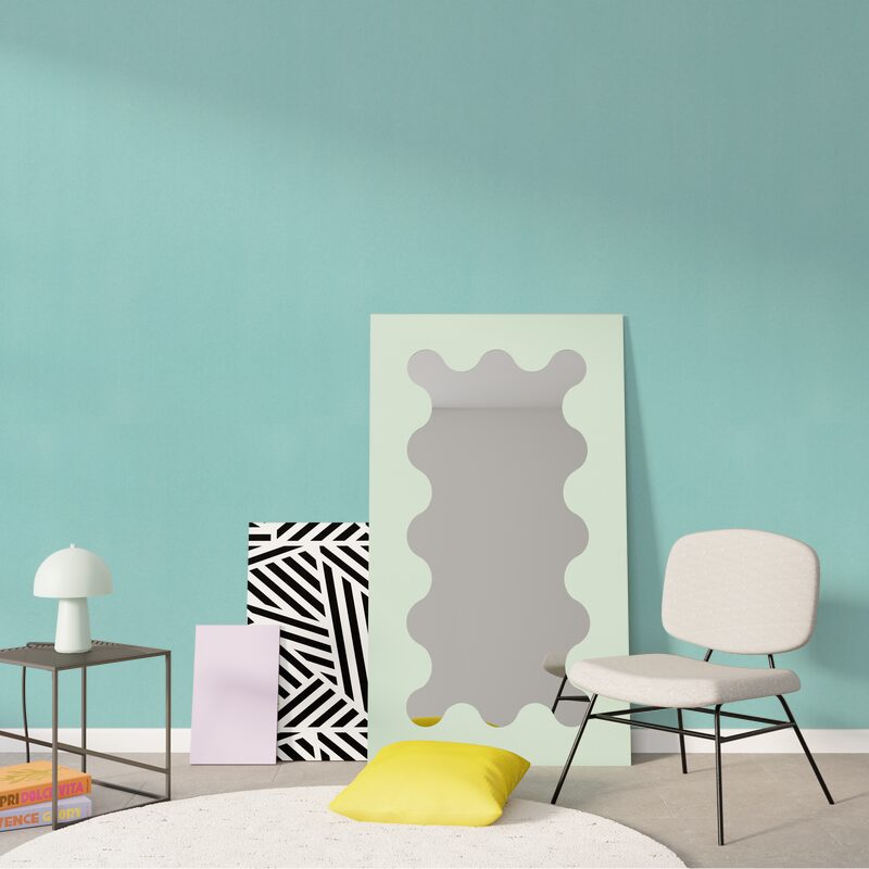 Papier peint intissé NEW INFINITY coloris menthe à l'eau