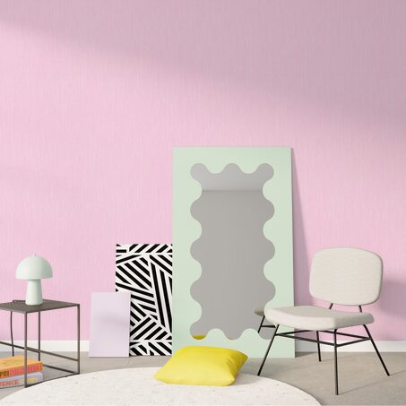 Papier peint PANAMA coloris rose barbapapa