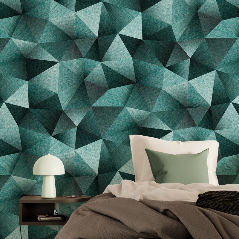 Papier peint intissé EKYNOX coloris émeraude