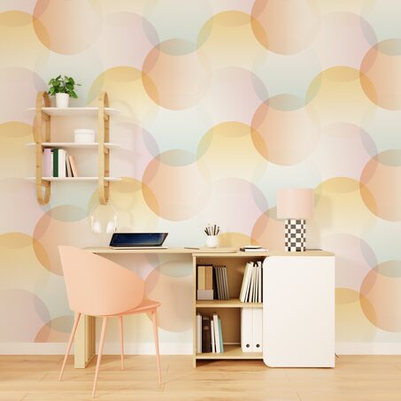 Papier peint intissé BULLA coloris multicolore