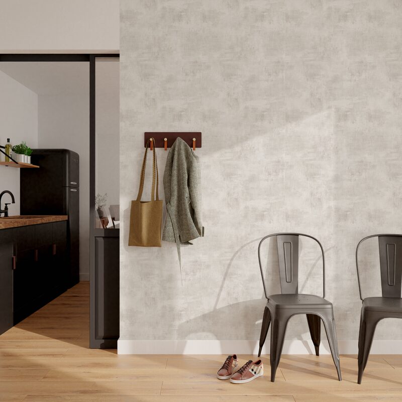 Papier peint intissé BARKLEY coloris beige