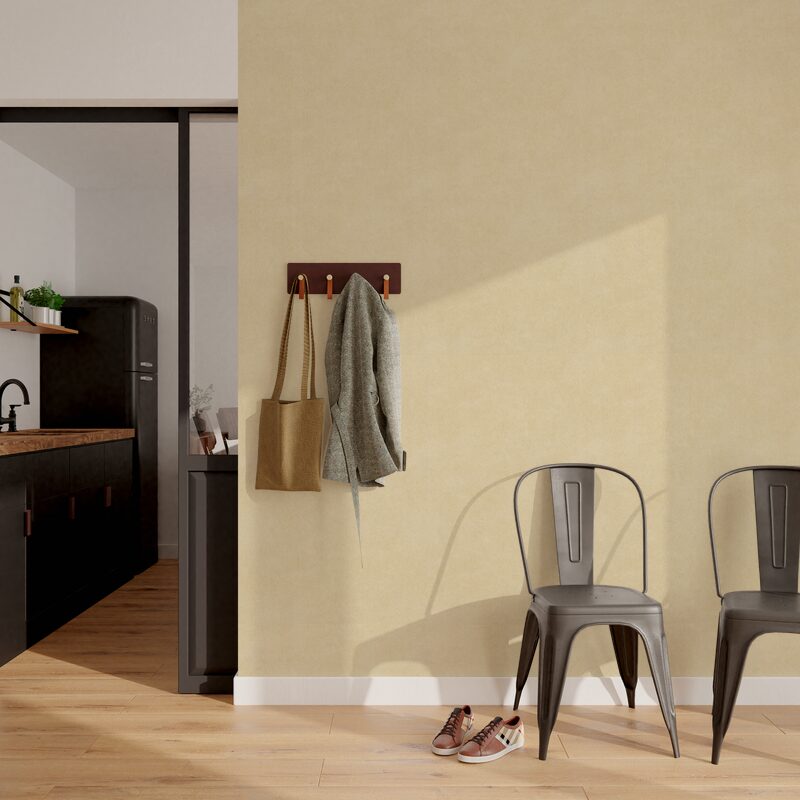 Papier peint intissé FINE BÉTON coloris sable beige