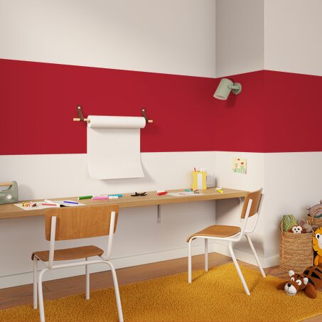 Peinture Multi-supports SAPHYR Alkyde cerise Satiné 2,5 L