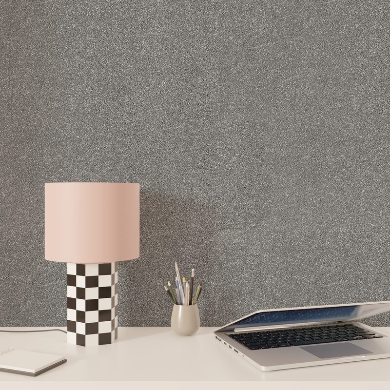 Papier peint intissé TRESOR coloris argent