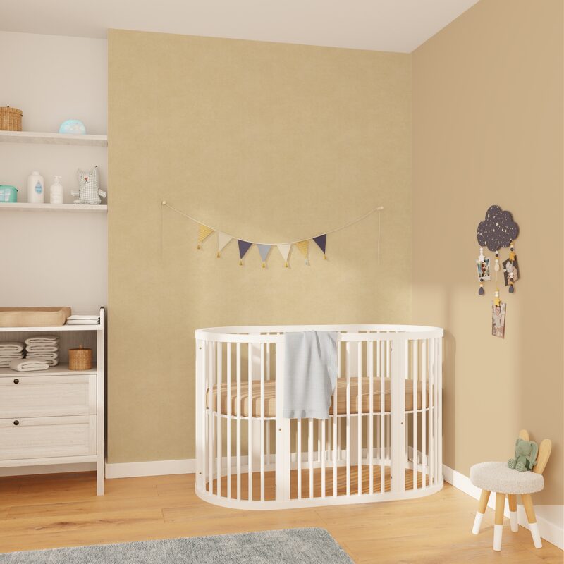 Papier peint intissé FINE BÉTON coloris sable beige