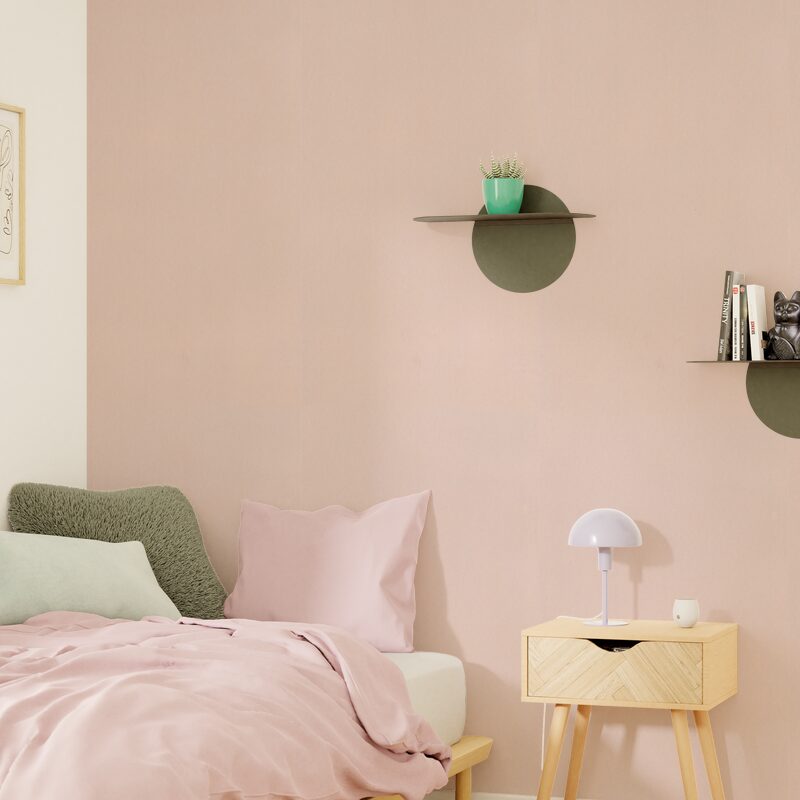 Papier peint intissé NEW INFINITY coloris rose macaron