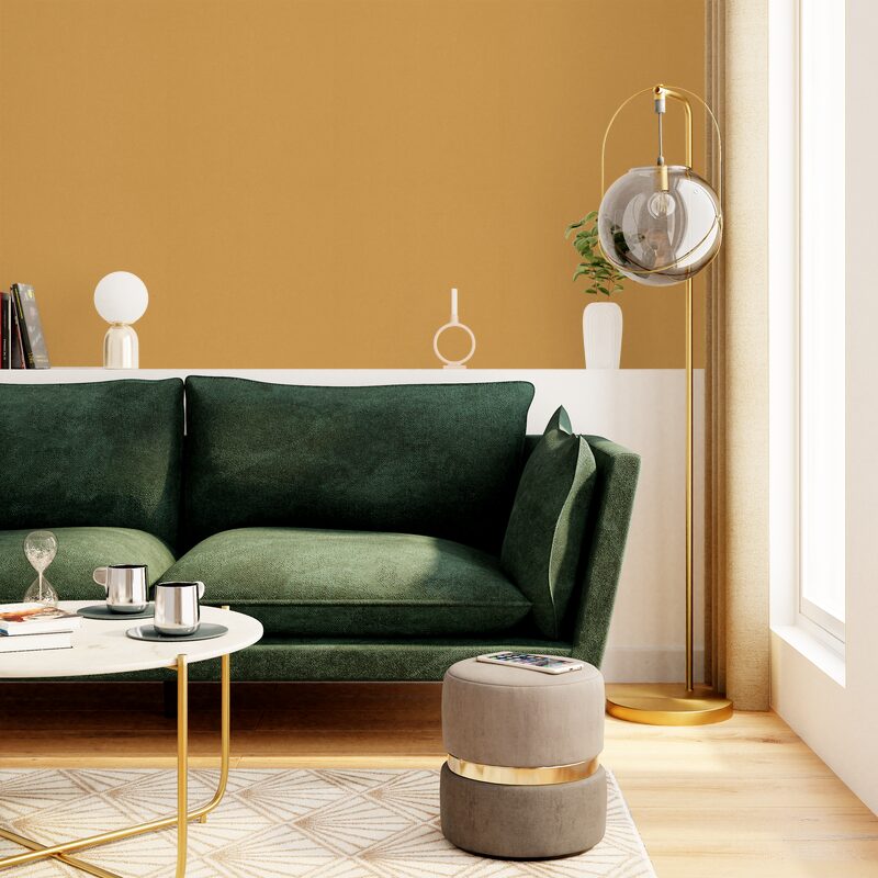 Papier peint intissé PALAZZO coloris bronze