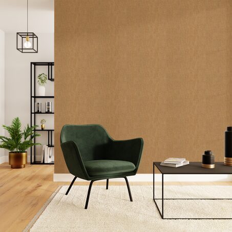 Papier peint intissé YSÉE coloris mordoré