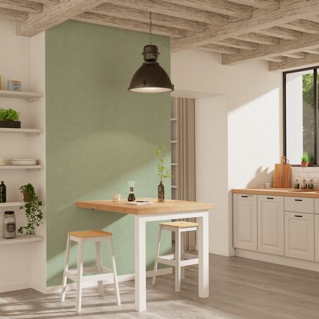 Papier peint intissé RAVENNE coloris vert embrun