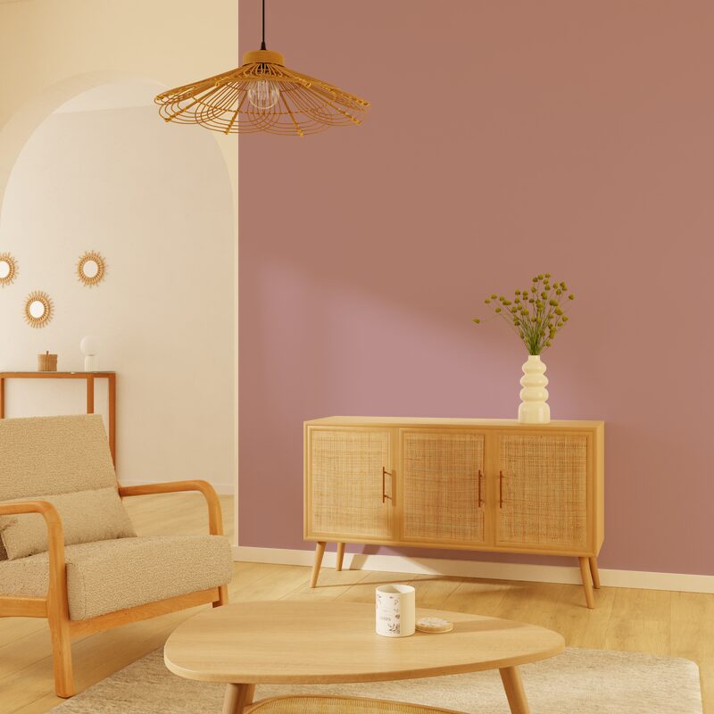 Peinture Multi-supports SAPHYR Alkyde vieux rose Satiné 2,5 L