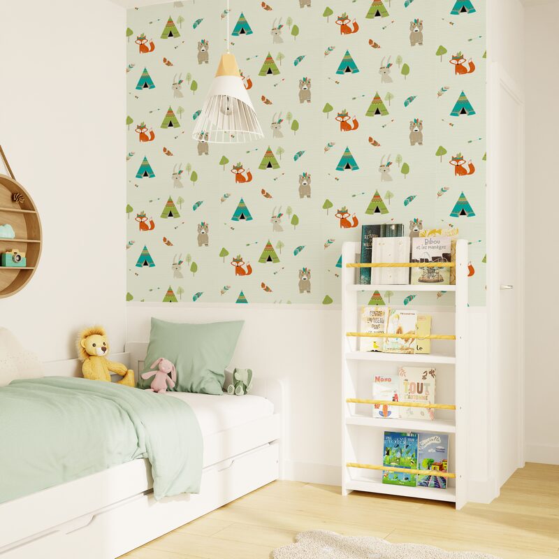 Papier peint intissé THEOPHILE coloris lin