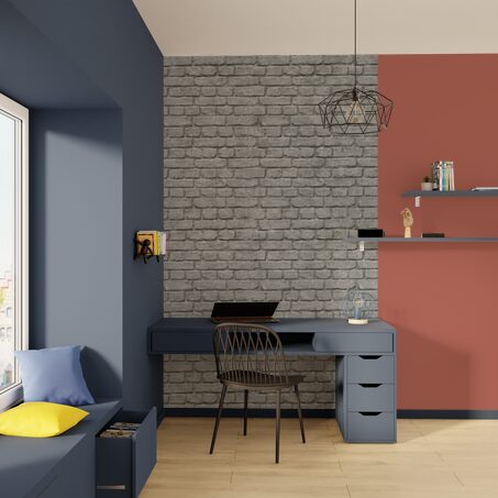 Papier peint AGORA coloris argent