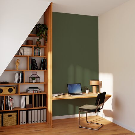 Papier peint intissé NUNCA coloris vert foret