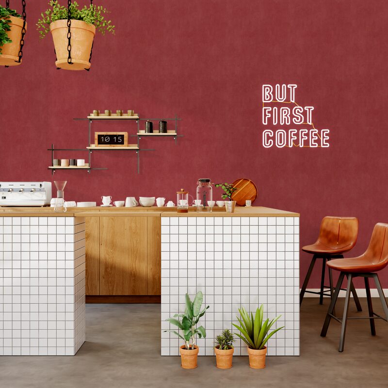 Papier peint intissé CLASSIC LINE coloris marsala