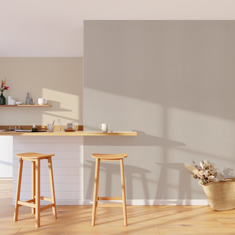 Papier peint vinyle PODIUM coloris taupe