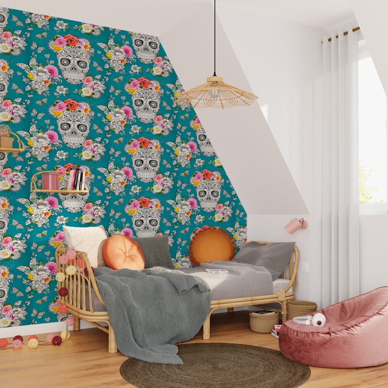Papier peint intissé CATRINA coloris multicolore