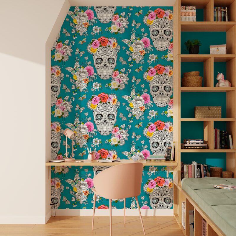 Papier peint intissé CATRINA coloris multicolore