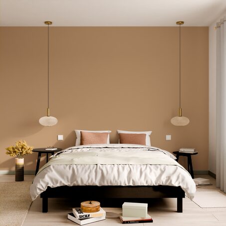 Papier peint intissé OPAL coloris butternut