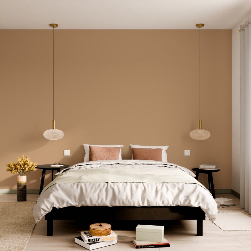 Papier peint intissé OPAL coloris butternut