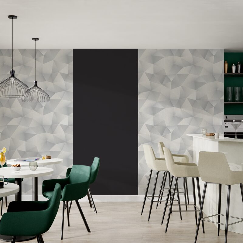 Papier peint intissé EKYNOX coloris blanc perlé