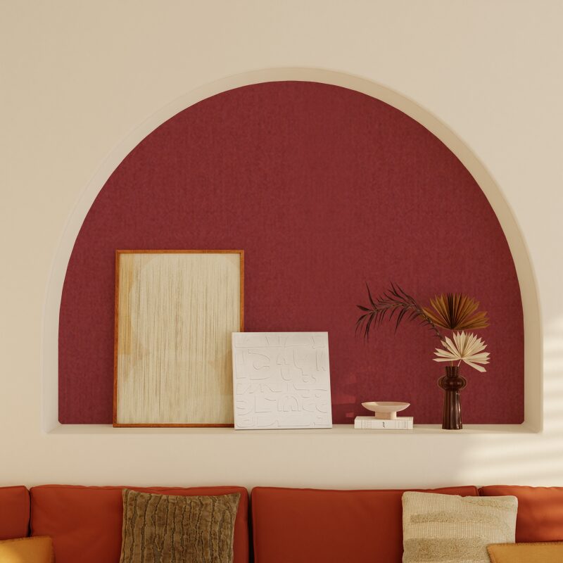 Papier peint intissé CALICO coloris bordeaux