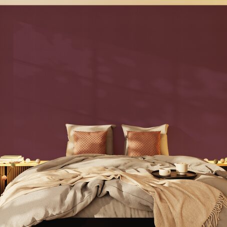 Papier peint intissé MALYA coloris prune