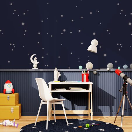 Peinture POUSSIÈRE D'ÉTOILES Peinture bleu Alcor Mat 2 L
