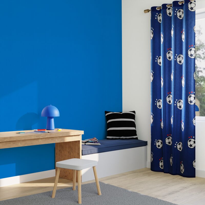 Papier peint intissé NEW INFINITY coloris bleu électrique
