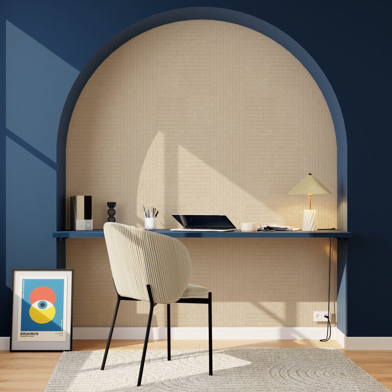 Papier peint intissé ANTIGONE coloris sable beige