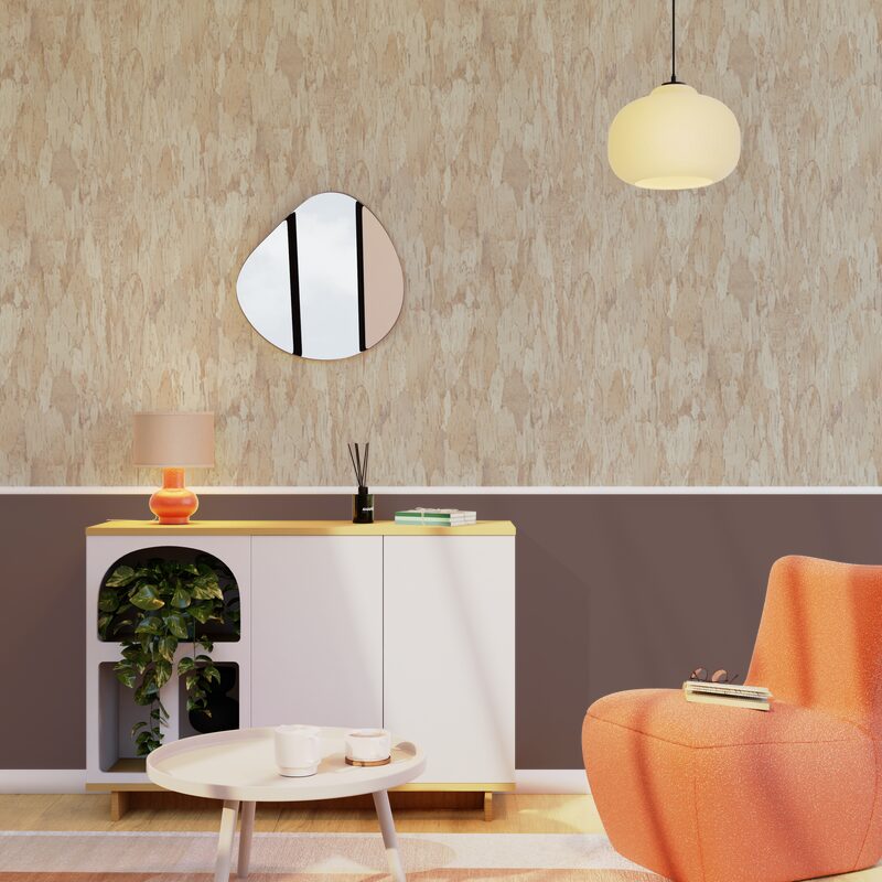 Papier peint intissé LIBERY coloris sable beige