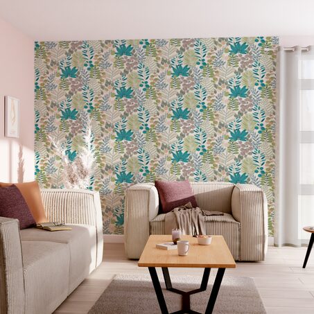 Papier peint intissé JOHANNA coloris multicolore