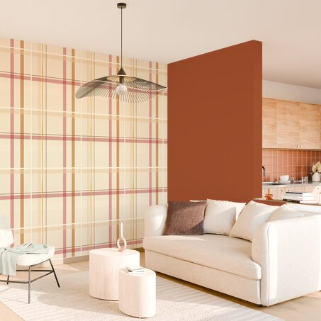 Papier peint intissé BENSIMON MALO coloris sable beige