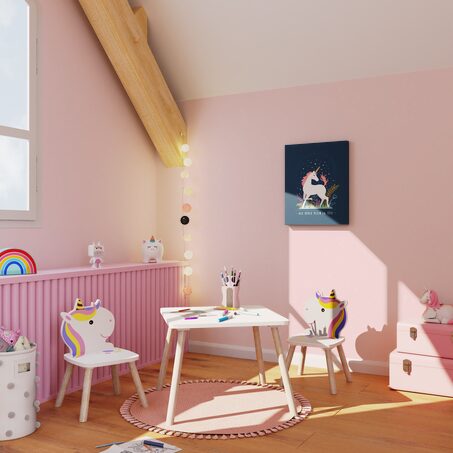 Peinture POUSSIÈRE D'ÉTOILES Acrylique rose Adara Mat 2 L