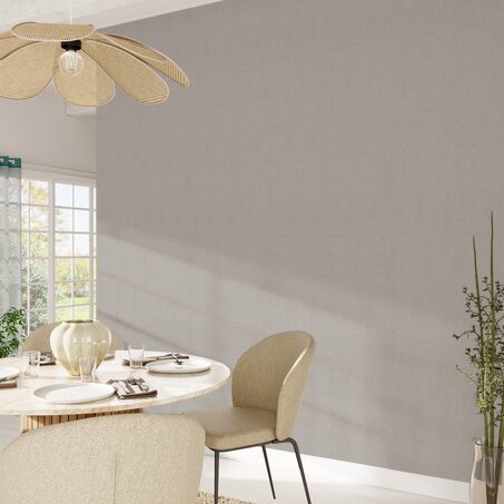Papier peint intissé FLORENTINE coloris taupe