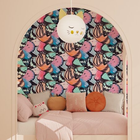 Papier peint intissé GABRIELLE coloris multicolore
