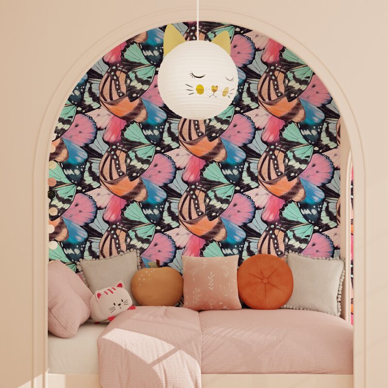 Papier peint intissé GABRIELLE coloris multicolore